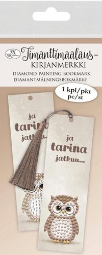 J.K. Primeco timanttimaalauskirjanmerkki Pöllö
