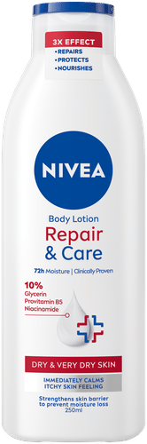 NIVEA 250毫升修复护理身体乳液