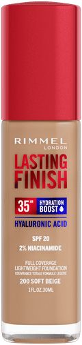Rimmel London Rimmel Lasting Finish 35H粉底液30ml，200 Soft Beige