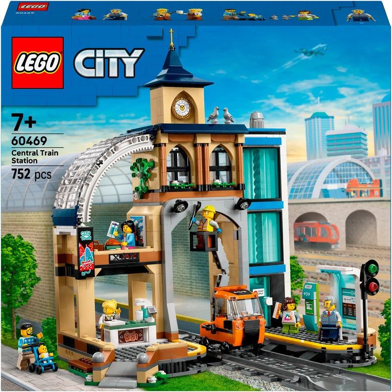 LEGO 乐高 城市列车 60469 中央火车站