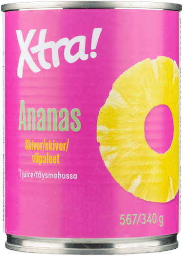 Xtra 菠萝片（糖水浸） 567/340g