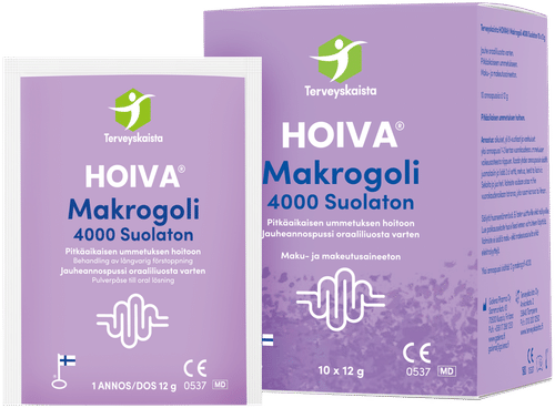 Terveyskaista HOIVA® 聚乙二醇4000 无盐 10x12 g