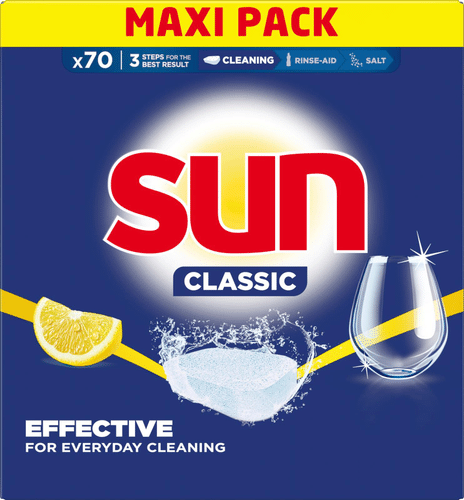 Sun Classic 柠檬机洗片 环保标志 70片 70次洗涤