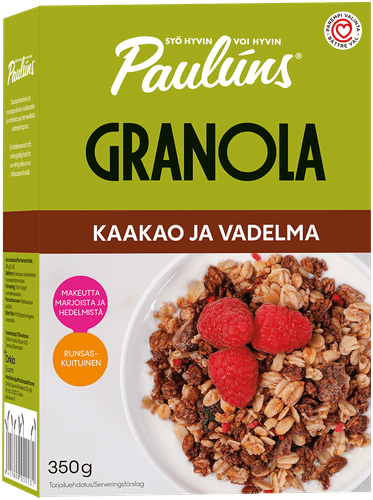 Paulúns 可可覆盆子格兰诺拉 350g