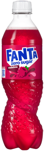 Fanta 覆盆子零糖汽水 塑料瓶 0.5 L