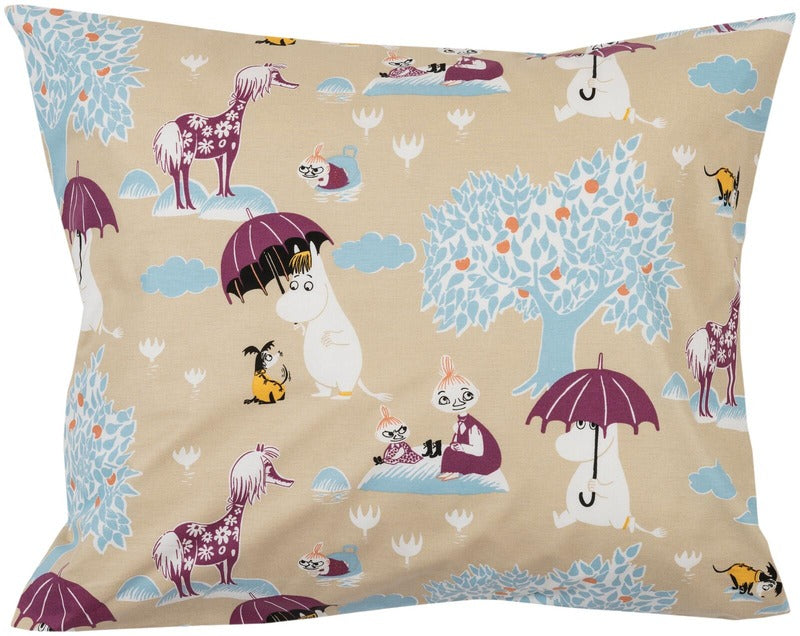Moomin Arabia 姆明被套套装 150x210 伞下 GOTS｜Moomin Arabia Muumi pussilakanasetti 150x210 Sateenvarjon alla GOTS