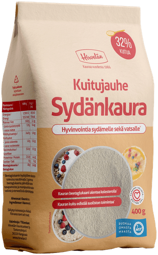 Hirvelän Kuitujauhe Sydänkaura 400 g