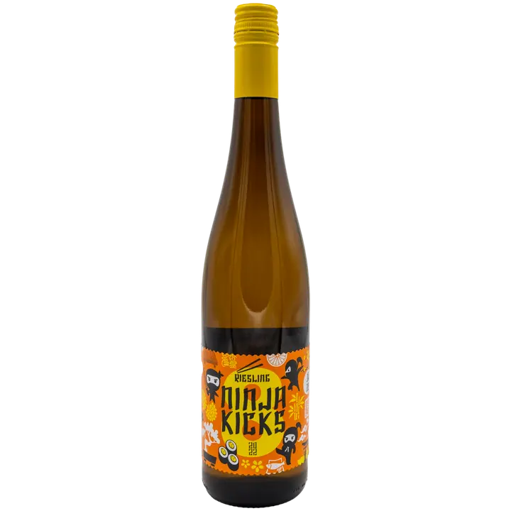 Ninja Kicks Riesling Valkoviini 8,0 til-% 75cl plo｜Ninja Kicks 雷司令白葡萄饮料 8.0 vol% 75cl plo