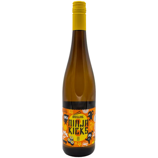 Ninja Kicks Riesling Valkoviini 8,0 til-% 75cl plo｜Ninja Kicks 雷司令白葡萄饮料 8.0 vol% 75cl plo