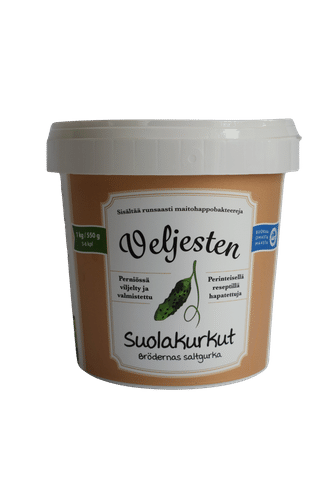 Veljesten suolakurkut 550G