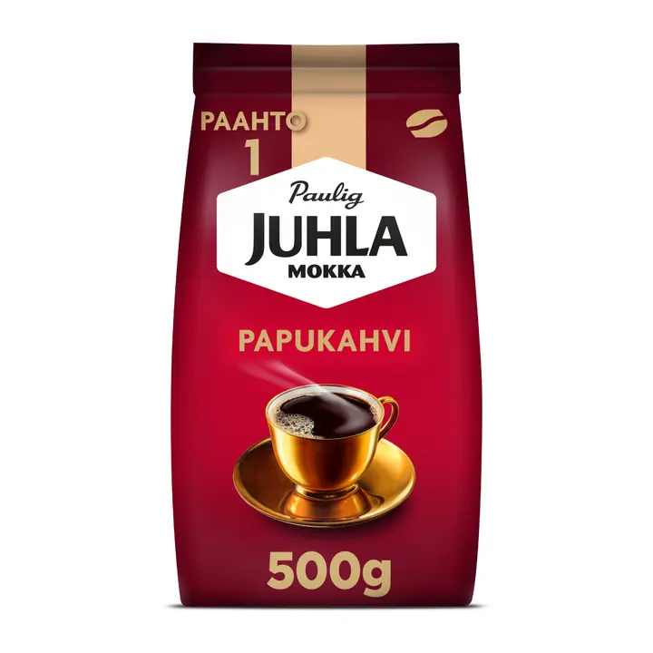 Paulig Juhla Mokka kahvi kahvipapu 500g｜Juhla Mokka Paulig Juhla 摩卡咖啡 咖啡豆 500g