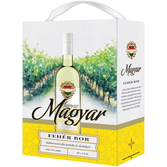 Magyar Feher Bor 8 til-% 3L BIB｜Magyar Feher Bor 8 vol% 3L BIB