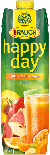 Rauch Happy Day Multivitamiinitäysmehu 100% 1L｜Happy Day Rauch Happy Day 多种维生素果汁 100% 1L