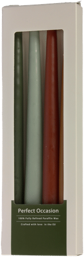 Antiikkikynttilä 4 kpl  28 cm multi 2