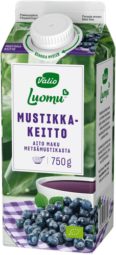 Valio Luomu™ mustikkakeitto 750 g｜Valio Luomu ™ 蓝莓汤 750 g
