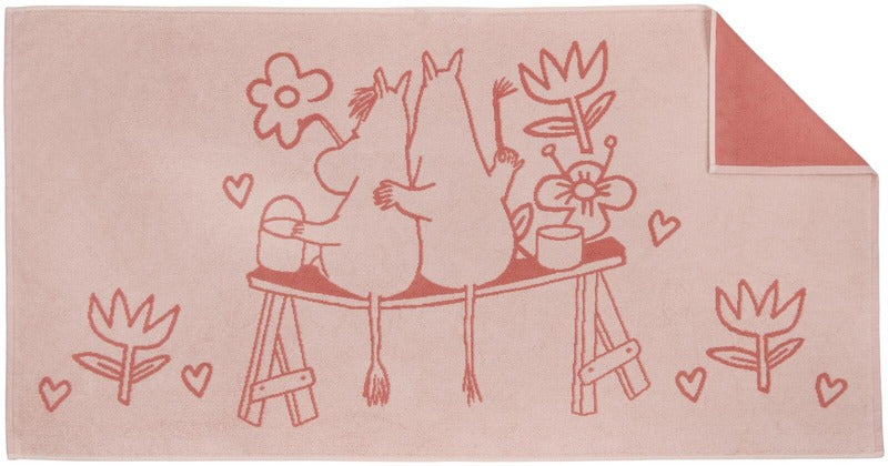 Moomin Arabia 浴巾 70x140 爱｜Moomin Arabia kylpypyyhe 70x140 Rakkaus
