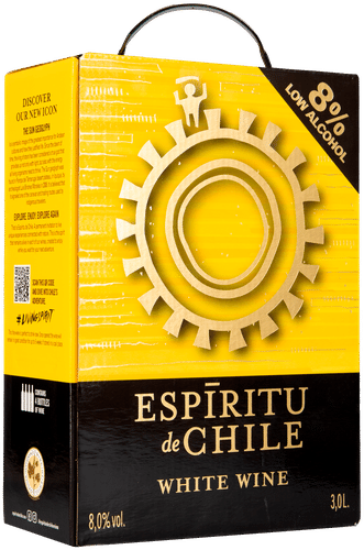 Espiritu de Chile 白饮品 8.0% vol 3L盒装
