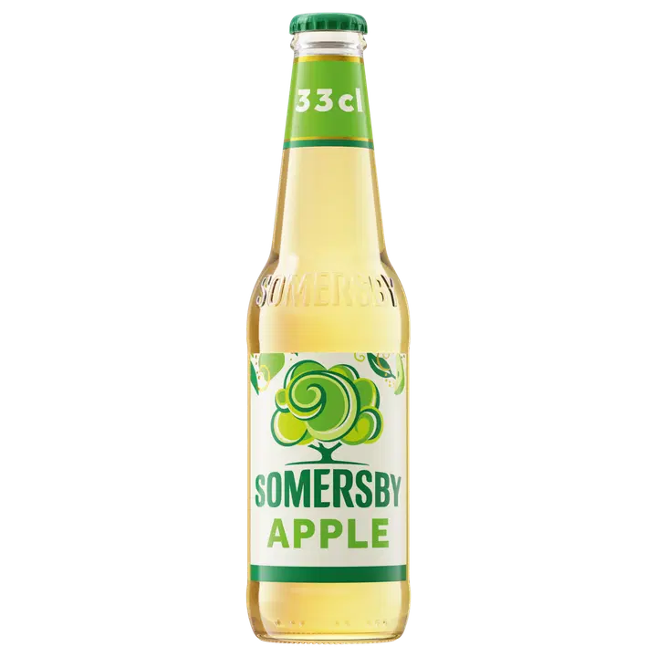 Somersby Apple omenasiideri 4,5 % lasipullo 0,33 L｜Somersby 苹果苹果汁 4.5% 玻璃瓶 0,33 L