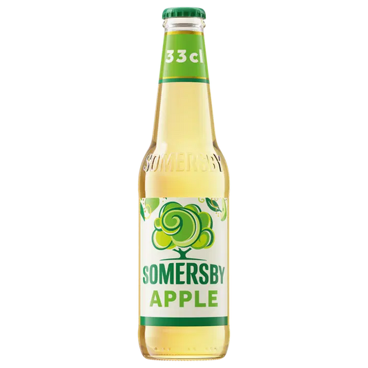 Somersby Apple omenasiideri 4,5 % lasipullo 0,33 L｜Somersby 苹果苹果汁 4.5% 玻璃瓶 0,33 L