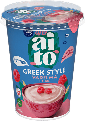 Fazer Aito Kauragurtti Greek Style Vadelma 400 g