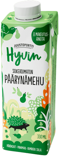 Juustoportti Hyvin mehu 330 ml päärynä