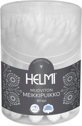 Helmi 无塑料化妆棉棒 80 kpl