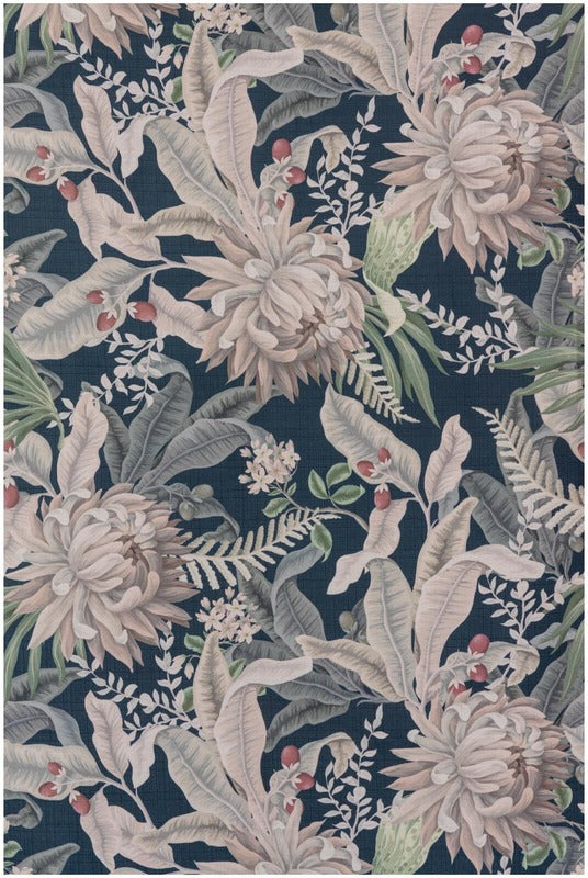 House 花朵图案窗帘 140x250厘米，米色/黑色