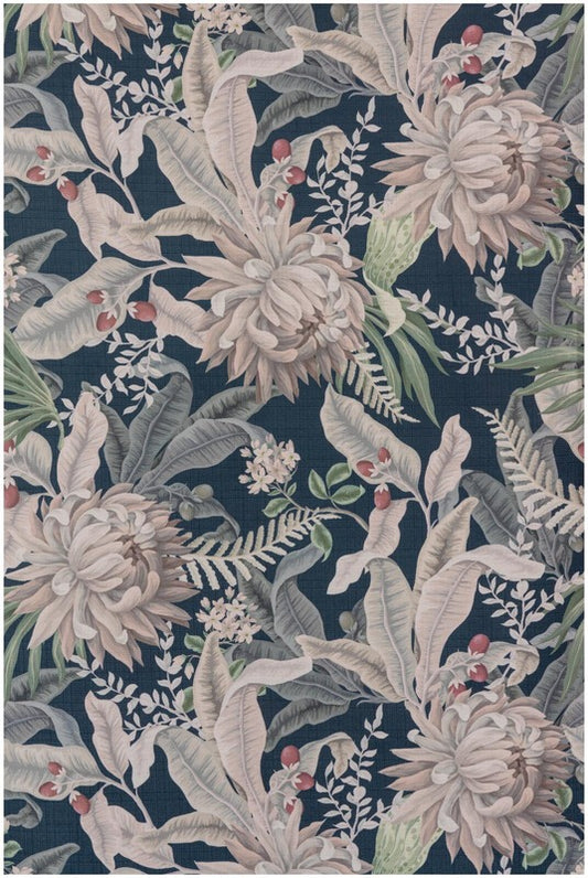 House 花朵图案窗帘 140x250厘米，米色/黑色