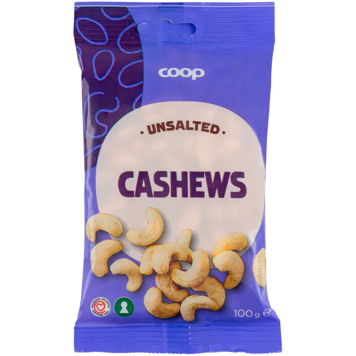 Coop cashewpähkinät 100 g-Coop 腰果 100 g