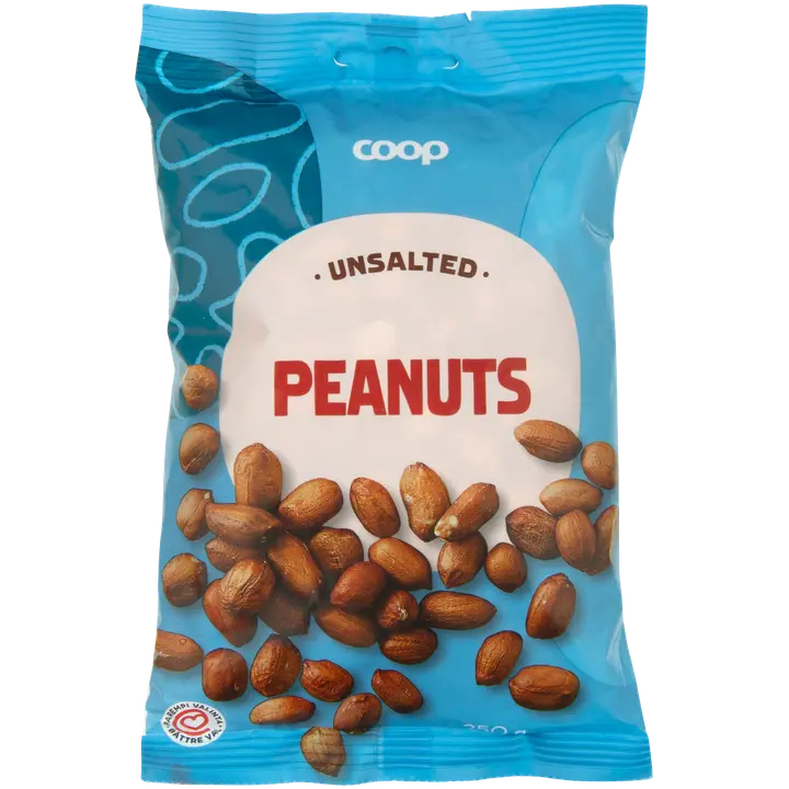 Coop maapähkinä suolaamaton 250g-Coop 花生无盐 250g
