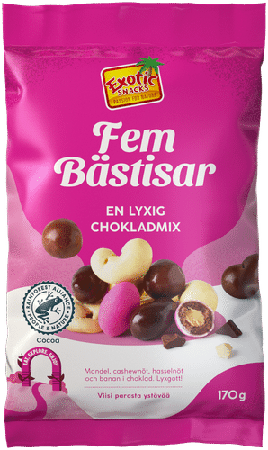 Exotic Snacks Viisi parasta ystävää 170g