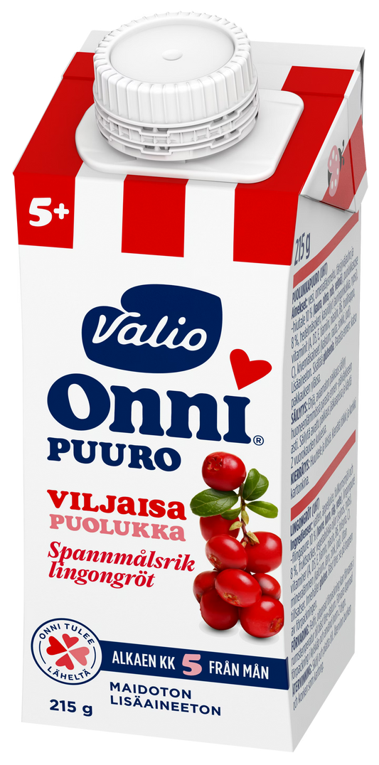 Valio Onni 越橘婴幼儿辅食粥 215g 5个月 （超高温灭菌）