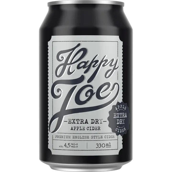 Happy Joe 特干苹果饮品 4.5% 0,33 l｜Happy Joe Extra Dry Apple siideri 4,5% 0,33 l