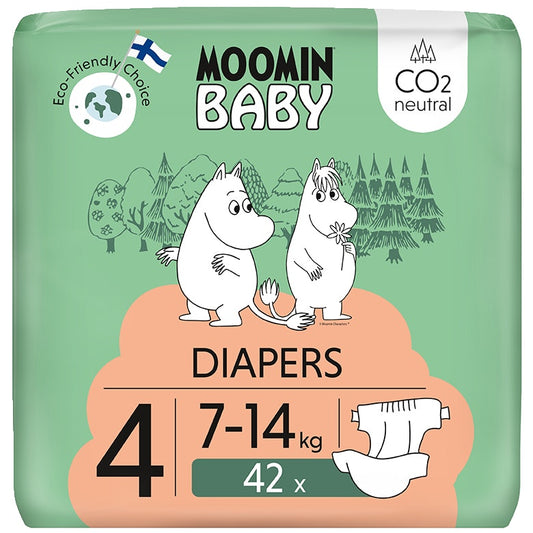 Moomin 姆明婴儿尿布 S4 7-14公斤 42片装