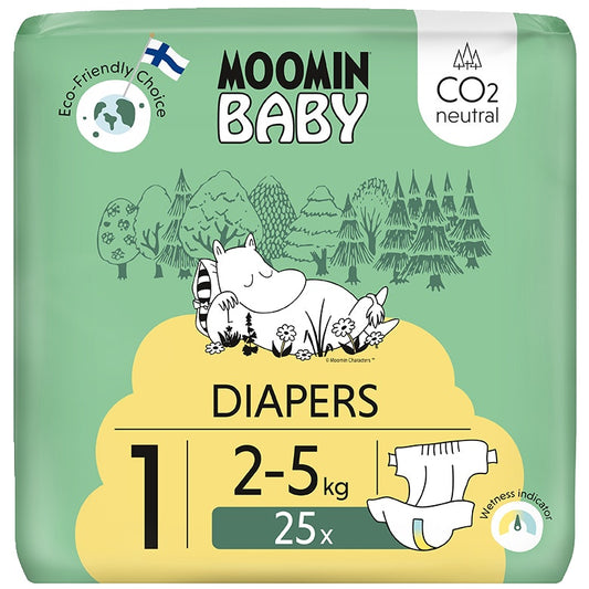Moomin 姆明新生儿尿布 S1 2-5公斤 25片装