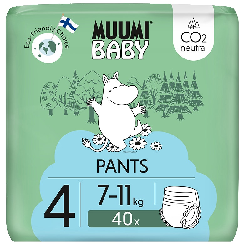Moomin 姆明婴儿纸尿裤 S4 7-11 公斤 40片装