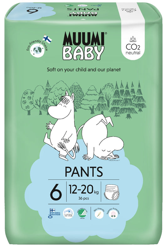 Moomin 姆明婴儿纸尿裤 S6 12-20公斤 36片装