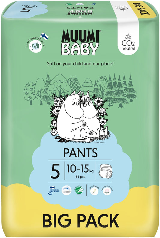 Moomin 姆明婴儿纸尿裤 S5 10-15 公斤 54片大包装