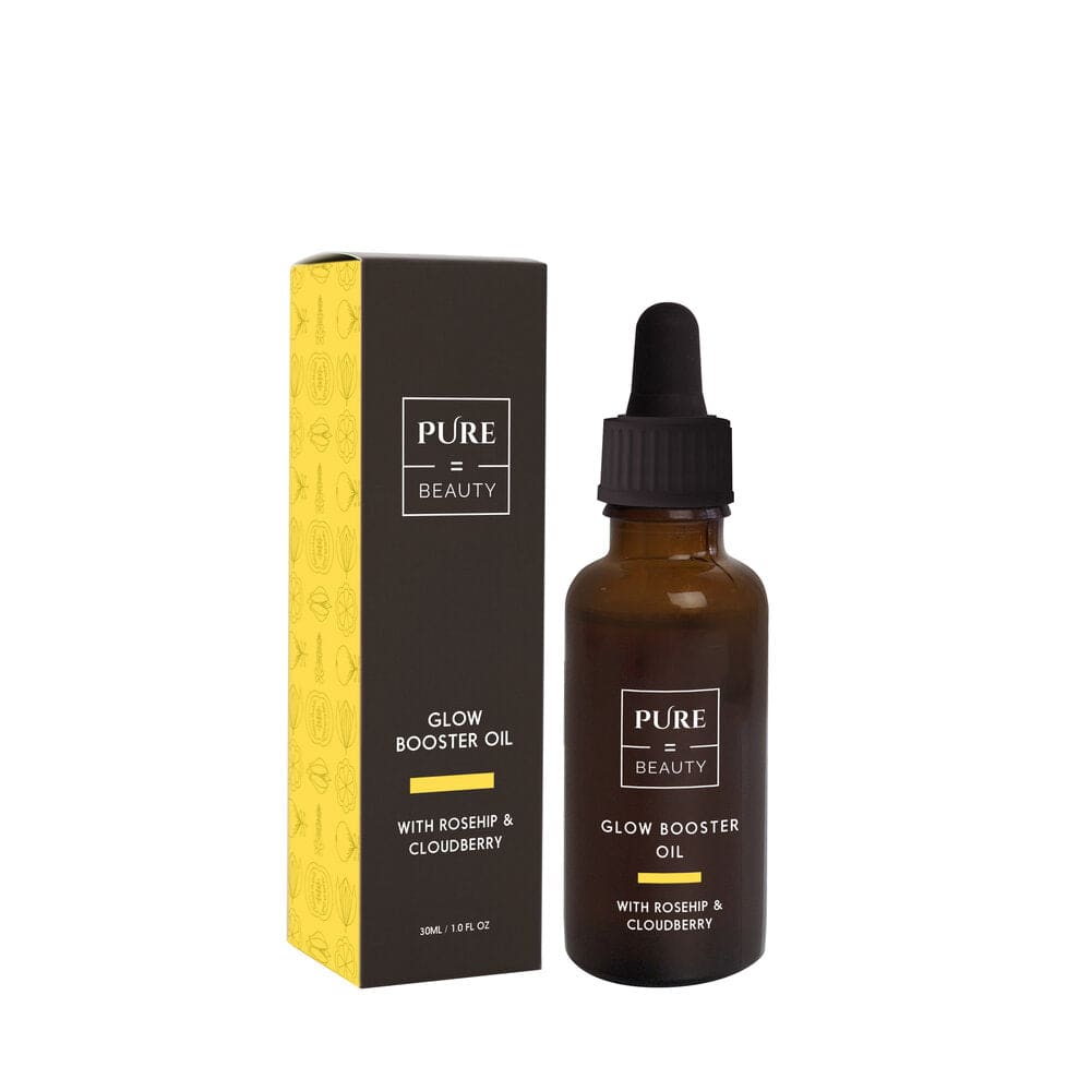 纯美焕彩玫瑰果云莓面部油 30 ml｜Pure=Beauty Glow Booster Oil With Rosehip & Cloudberry - Kasvoöljy 30 ml