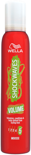 Wella Shockwaves 200毫升丰盈造型摩丝