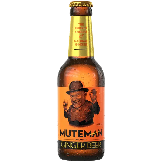 Muteman Premium Ginger Beer 0,275 l klp｜Muteman 优质姜汁饮品 0.275 升装