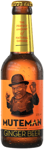 Muteman 高级姜汁麦芽饮料0.275升罐装｜Muteman Premium Ginger Beer 0,275 l klp
