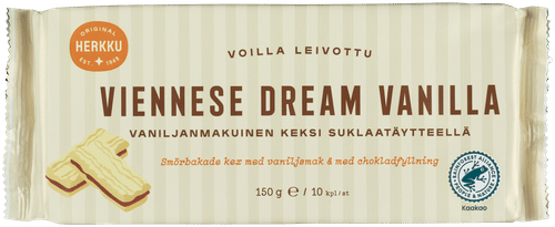 Herkku Viennese dream vanilla keksi 150 g｜Herkku 维也纳梦幻香草饼干 150 g