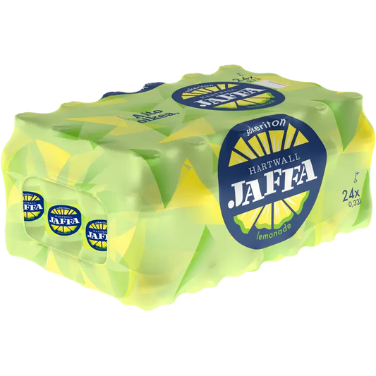24 x Hartwall Jaffa Lemonade Sokeriton virvoitusjuoma 0,33 l｜Hartwall Jaffa 24 x Hartwall Jaffa 柠檬水无糖软饮料 0,33 l