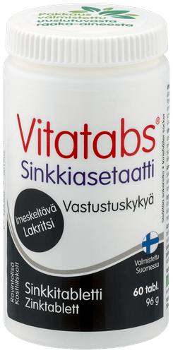 Vitatabs 醋酸锌-锌片 甘草糖味 60片