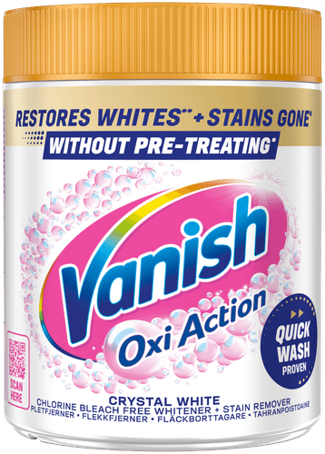 Vanish Crystal White 白色衣物增白去污粉 470g