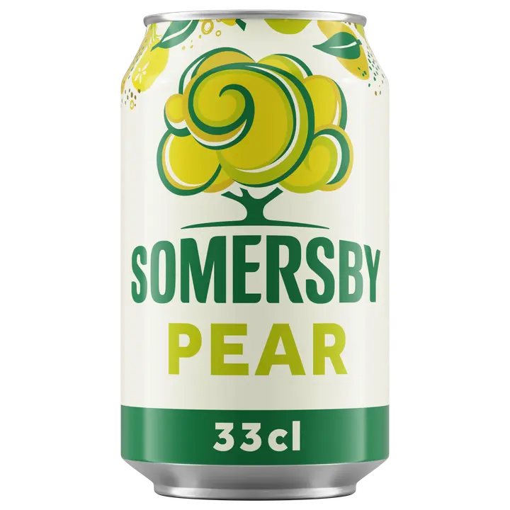Somersby Pear päärynäsiideri 4,5 til-% tölkki 0,33 L｜Somersby 梨梨苹果饮品 4.5 vol% 罐装 0,33 L