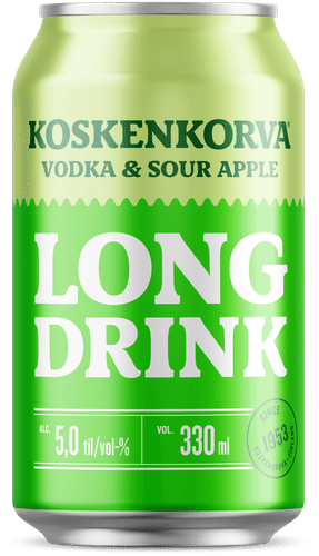 Koskenkorva Long Drink Vodka & Sour Apple 5% 33cl