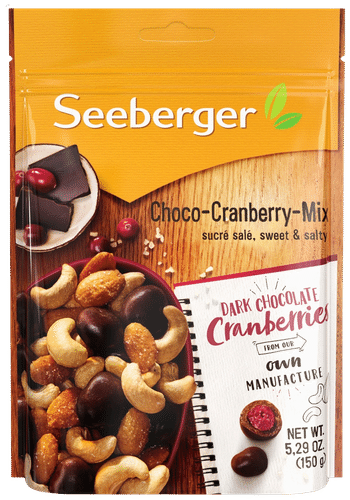 Seeberger 巧克力蔓越莓坚果混合 150g