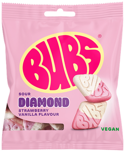 BUBS Strawberry Vanilla DIAMOND makeinen 155g